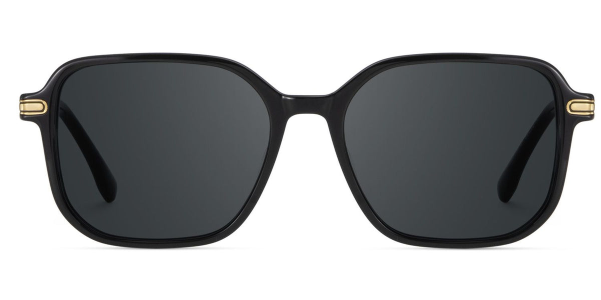 Jetson Rectangle Black acetate Glasses
