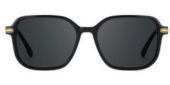 Jetson Rectangle Black acetate Glasses