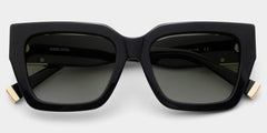 Maddox Square Black acetate Glasses