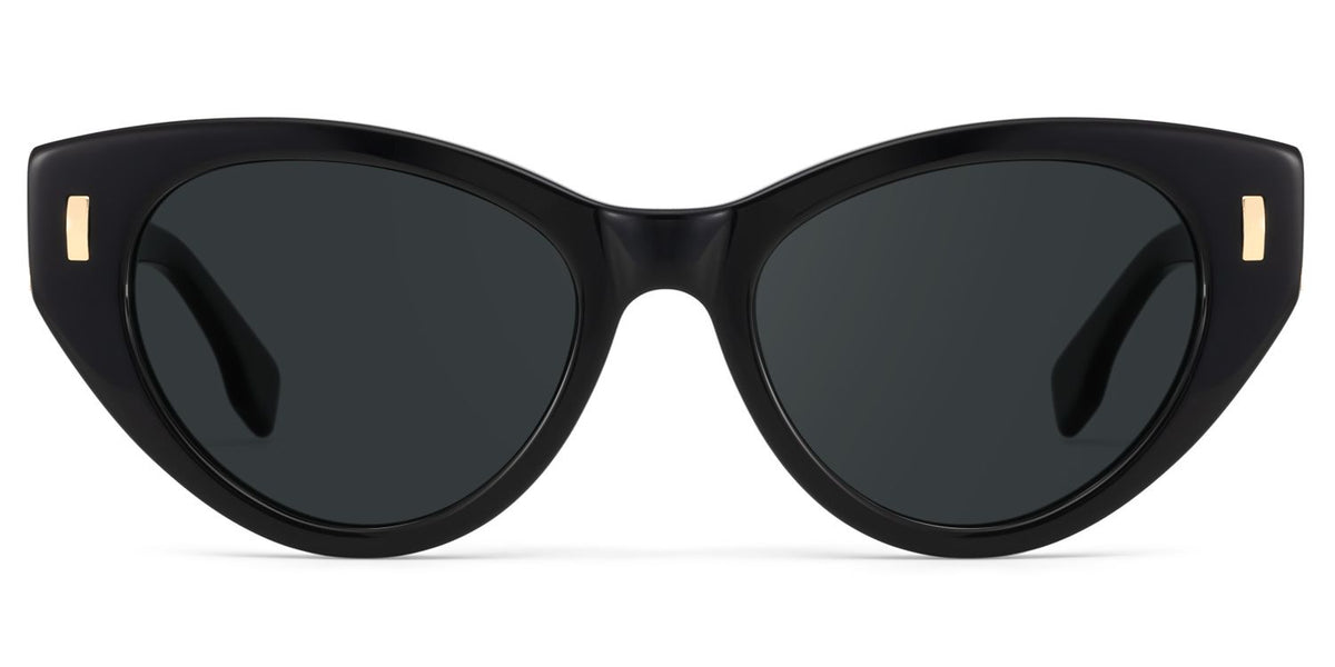 Azura Cat eye Black acetate Glasses