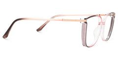 Rodz Square Pink-Tan TR90 Glasses