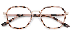 Mitchell Geometric Pink Tortoise mixed Glasses