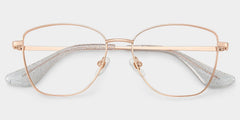 Skyler Butterfly Rose Gold metal Glasses