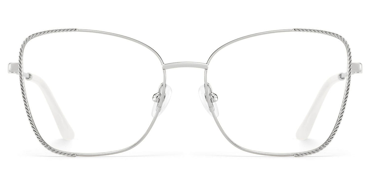 Kai Butterfly Silver Metal Glasses