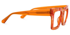 Agaton Square Orange acetate Glasses