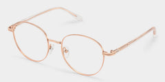 Celena Round Rose-Gold titanium Glasses