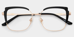Jesmin Square Black mixed Glasses