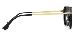 Jetson Rectangle Black acetate Glasses