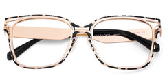 Dacarine Rectangle Tortise metal Glasses