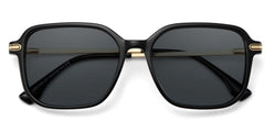 Jetson Rectangle Black acetate Glasses