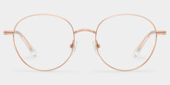 Celena Round Rose-Gold titanium Glasses