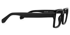 Fabien Rectangle Black acetate Glasses