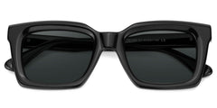 Solana Rectangle Black acetate Glasses