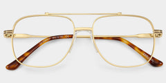 Poppy Aviator Gold metal Glasses