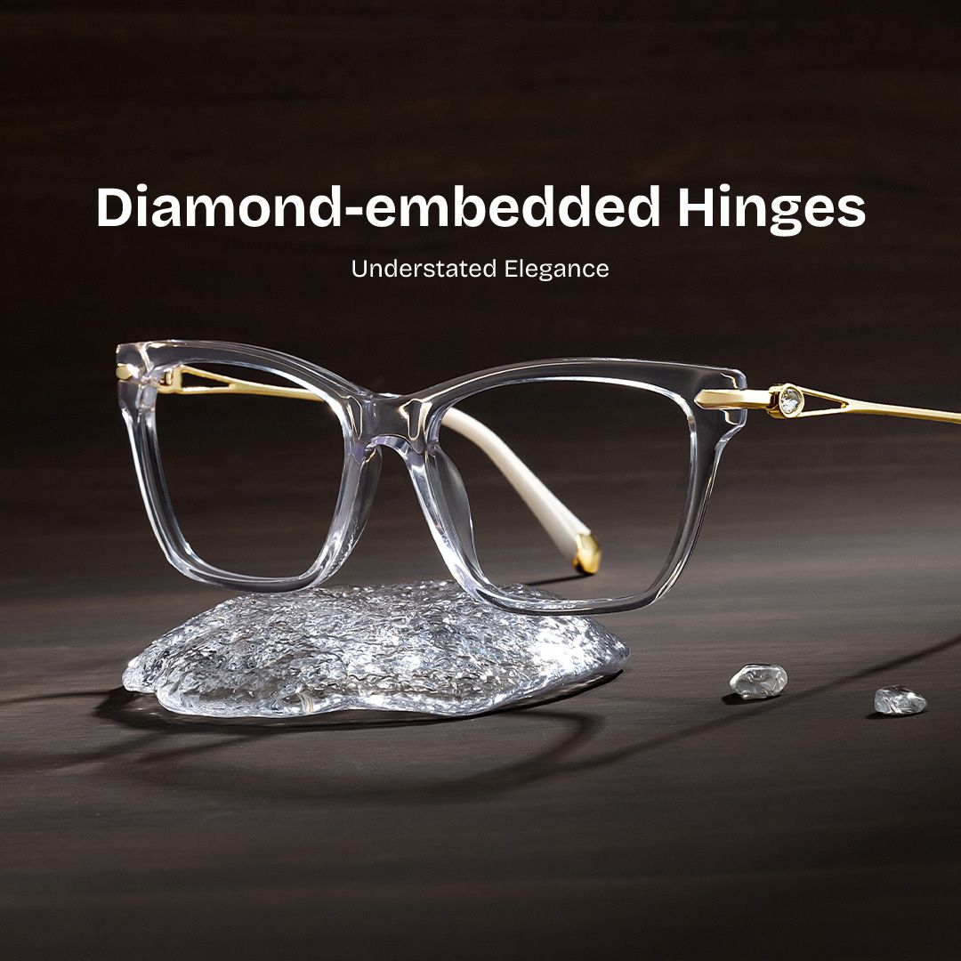 Amelia Cat eye Clear mixed Glasses