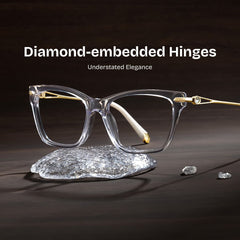 Amelia Cat eye Clear mixed Glasses