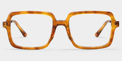 Beatrice Rectangle Yellow mixed Glasses