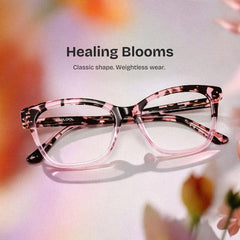 Bella Butterfly Pink Tortoise acetate Glasses