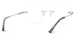 Tierney Butterfly Black metal Glasses