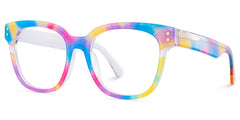 Dante Square Colorful acetate Glasses