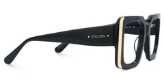 Jesse Rectangle Black acetate Glasses