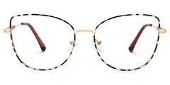Seisay Cat eye Black-Gold metal Glasses
