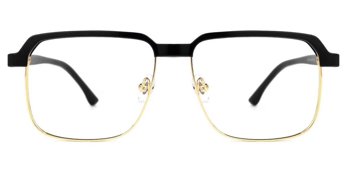 Cherron Browline Black-Gold mixed Glasses