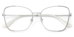 Kai Butterfly Silver Metal Glasses