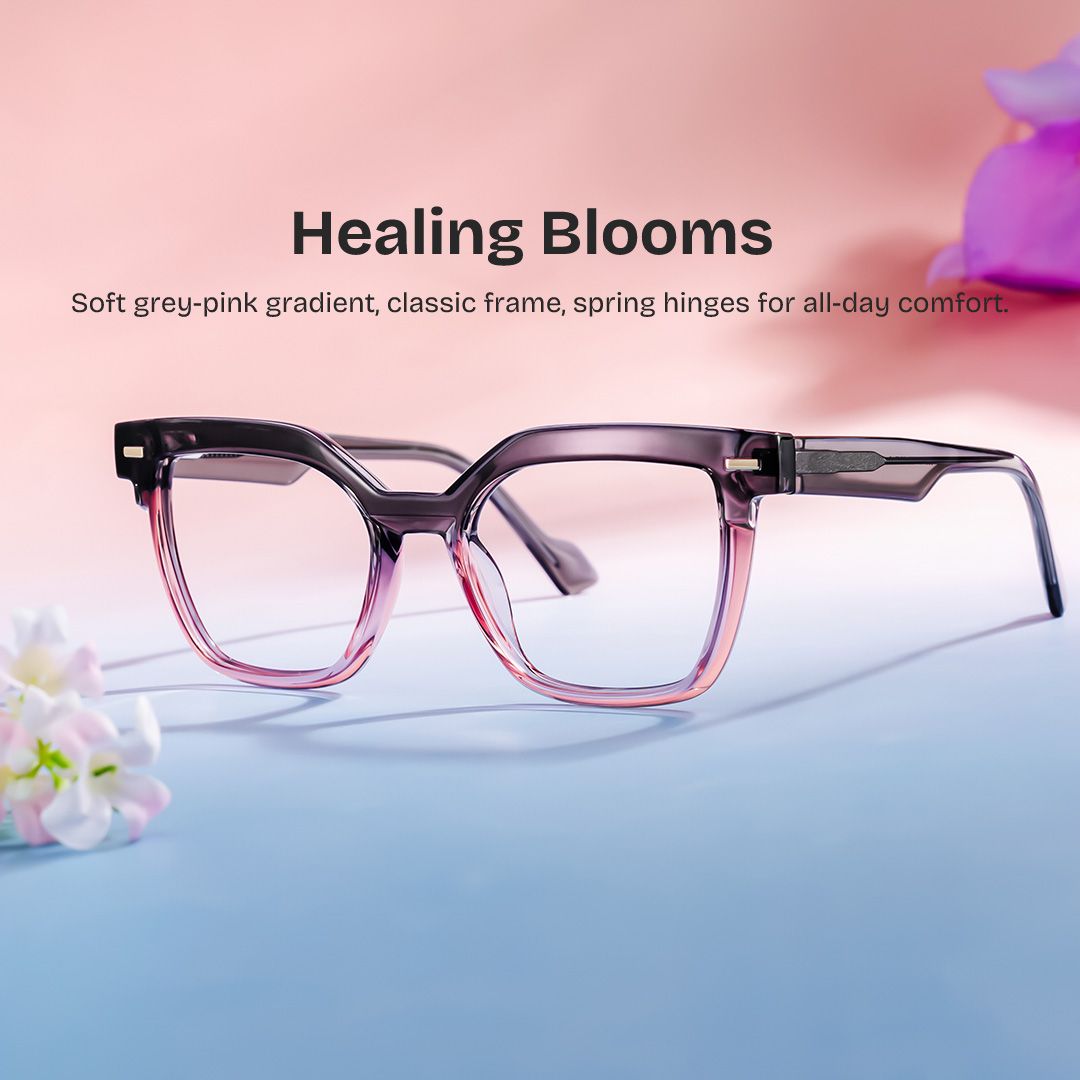 Pinette Square Two-tone TR90 Glasses