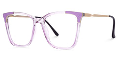 Roshavia Square Purple mixed Glasses