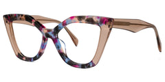 Nolia Cat eye Floral acetate Glasses