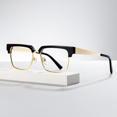 Gerena Browline Black mixed Glasses