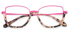 Coleman Square Pink Tortoise mixed Glasses