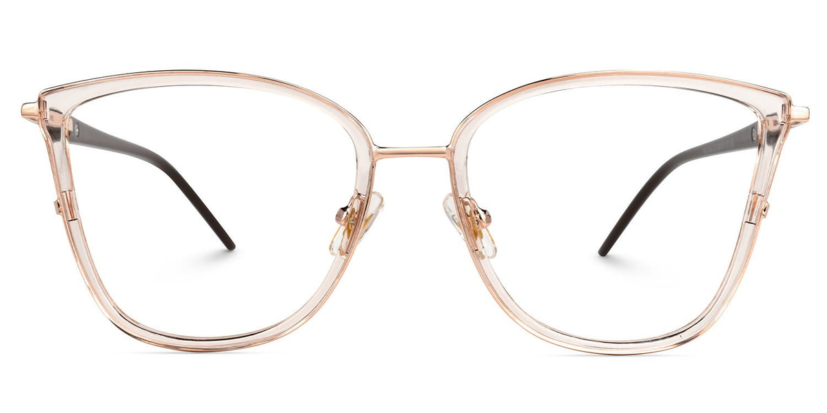 Marisa Cat eye Beige mixed Glasses