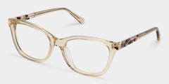 Cassia Rectangle Beige acetate Glasses