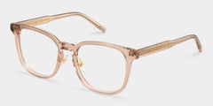 Hailey Square Beige acetate Glasses