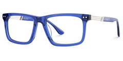 Emerson Rectangle Blue mixed Glasses