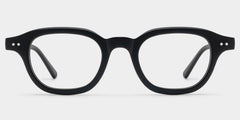 Amber Square Black TR90 Glasses