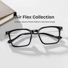Archer Rectangle Black mixed Glasses