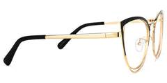 Harvey Cat eye Black metal Glasses