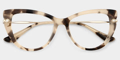 Maggie Cat eye Tortoise mixed Glasses