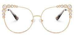 Wallice Cat eye Gold metal Glasses