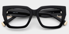 Maddox Square Black acetate Glasses