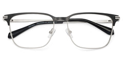Marshall Browline Grey Silver metal Glasses