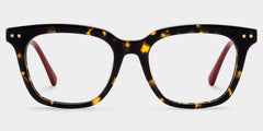 Angela Square Tortoise acetate Glasses