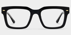 Benjamin Rectangle Black acetate Glasses
