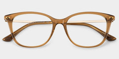 Finch Rectangle Brown mixed Glasses