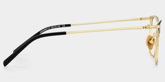 Maxwell Browline Black metal Glasses