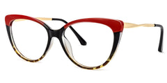 Marcus Cat eye Red plastic Glasses
