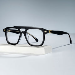 Mercurio Aviator Black acetate Glasses